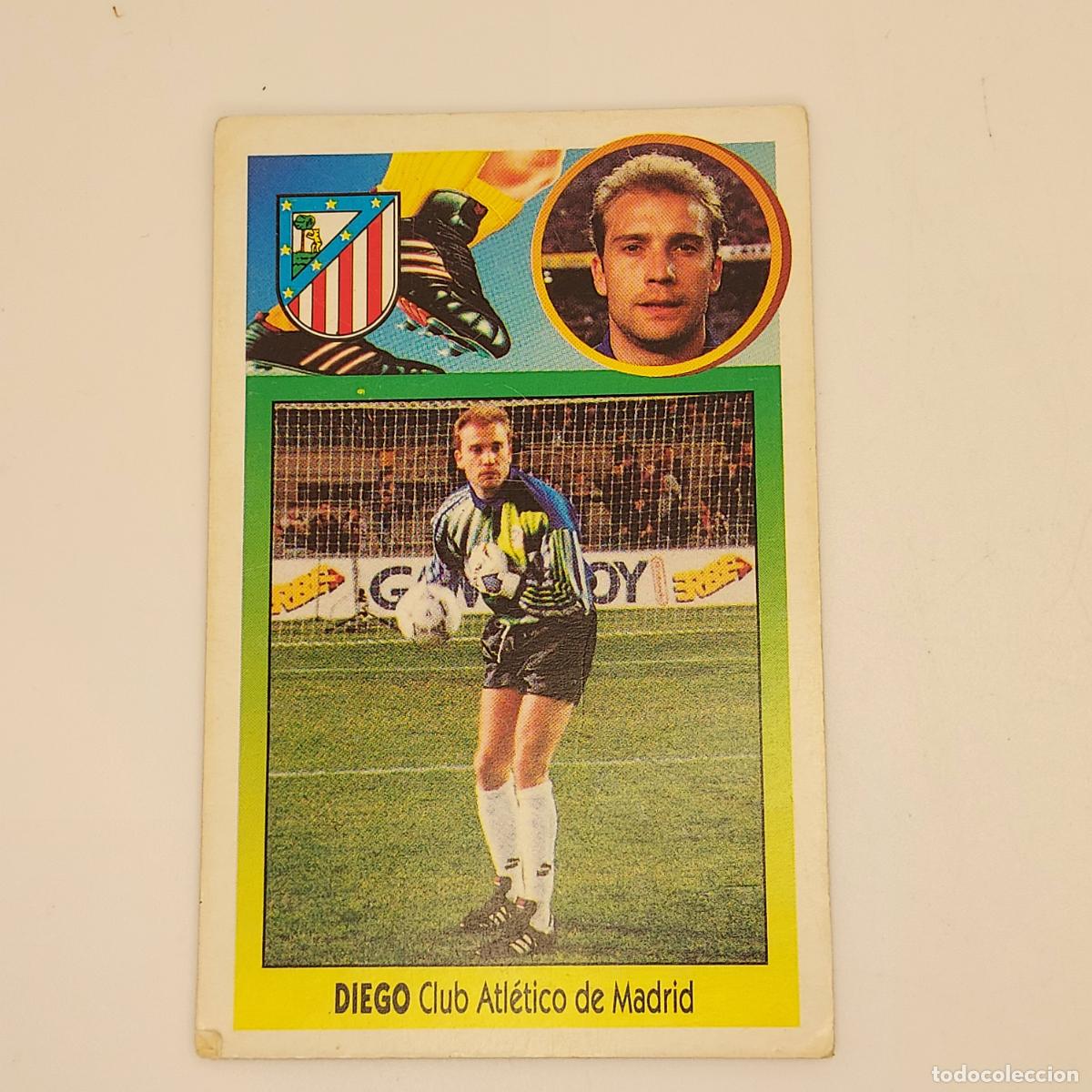 Cromos de F&uacute;tbol: CROMO DIEGO CLUB ATLETICO DE MADRID 1993 1994 93 94 EDICIONES ESTE CARTON SIN PEGAR