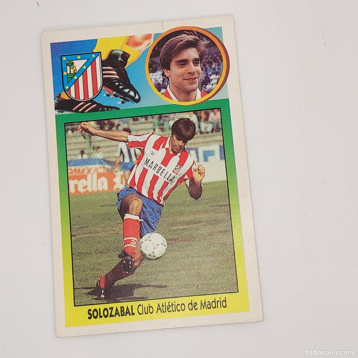 Figurine di Calcio: CROMO SOLOZABAL CLUB ATLETICO DE MADRID 1993 1994 93 94 EDICIONES ESTE CARTON SIN PEGAR