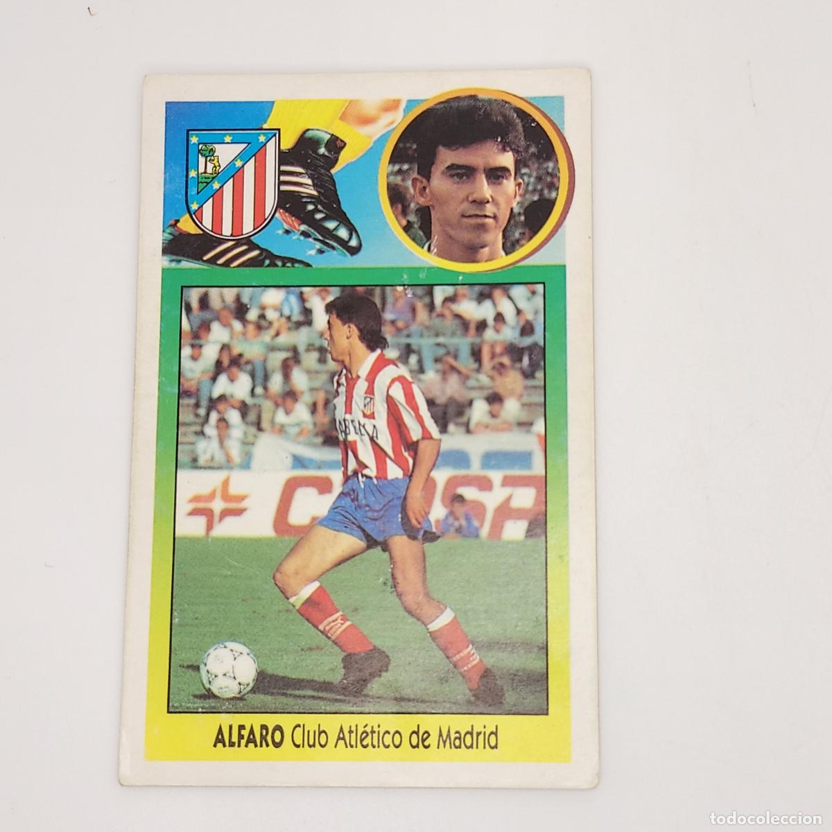 Figurine di Calcio: CROMO ALFARO CLUB ATLETICO DE MADRID 1993 1994 93 94 EDICIONES ESTE CARTON SIN PEGAR