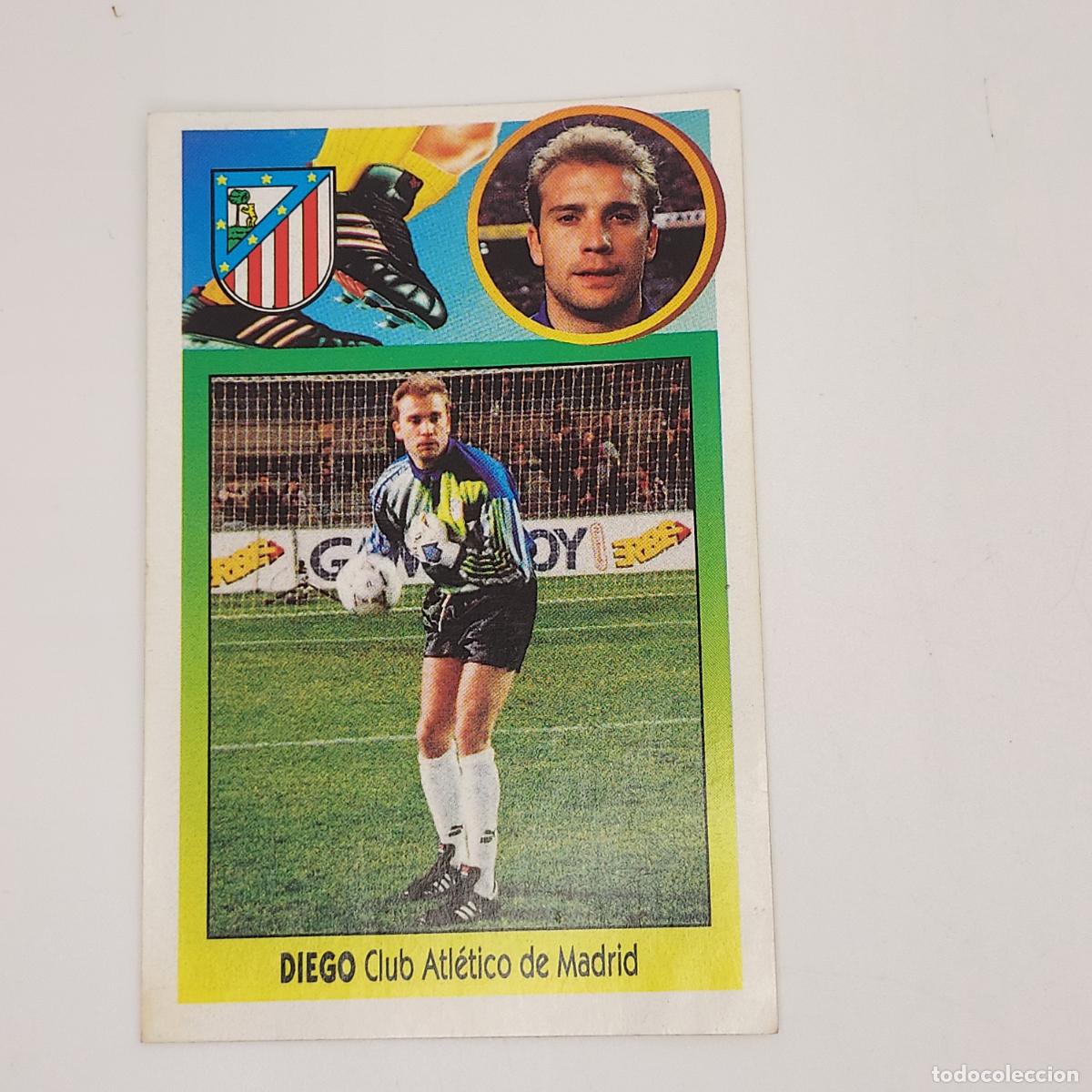 Football Stickers: CROMO DIEGO CLUB ATLETICO DE MADRID 1993 1994 93 94 EDICIONES ESTE ADHESIVO SIN PEGAR