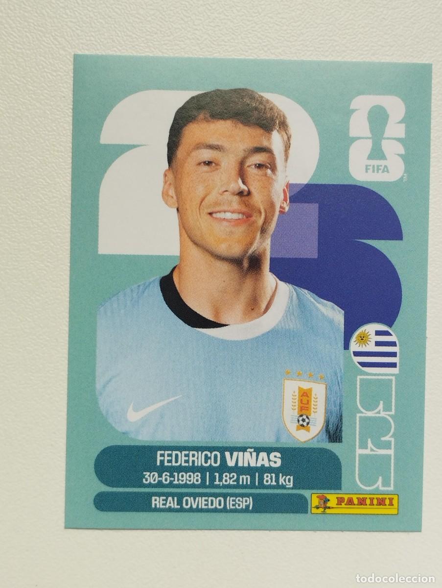 Football Stickers: CROMO STICKER WORLD CUP 2026 MUNDIAL 26 PANINI URUGUAY URU18 URU 18 FEDERICO VI&Ntilde;AS
