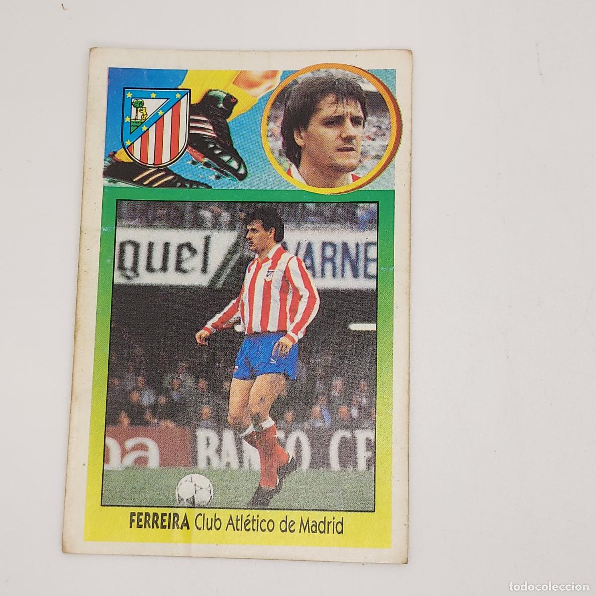 Football Stickers: CROMO FERREIRA CLUB ATLETICO DE MADRID 1993 1994 93 94 EDICIONES ESTE ADHESIVO SIN PEGAR