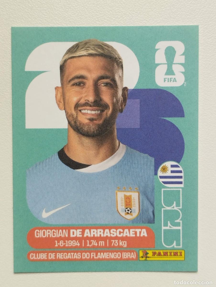 Football Stickers: CROMO STICKER WORLD CUP 2026 MUNDIAL 26 PANINI URUGUAY URU11 URU 11 ARRASCAETA