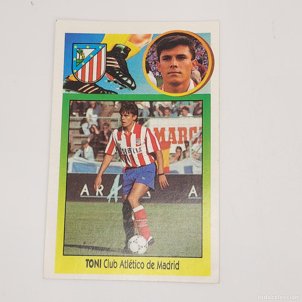 Football Stickers: CROMO TONI CLUB ATLETICO DE MADRID 1993 1994 93 94 EDICIONES ESTE ADHESIVO SIN PEGAR