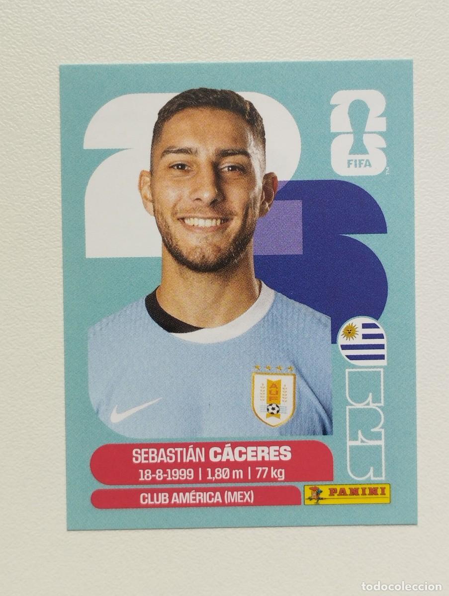 Cromos de F&uacute;tbol: CROMO STICKER WORLD CUP 2026 MUNDIAL 26 PANINI URUGUAY URU6 URU 6 SEBASTIAN CACERES
