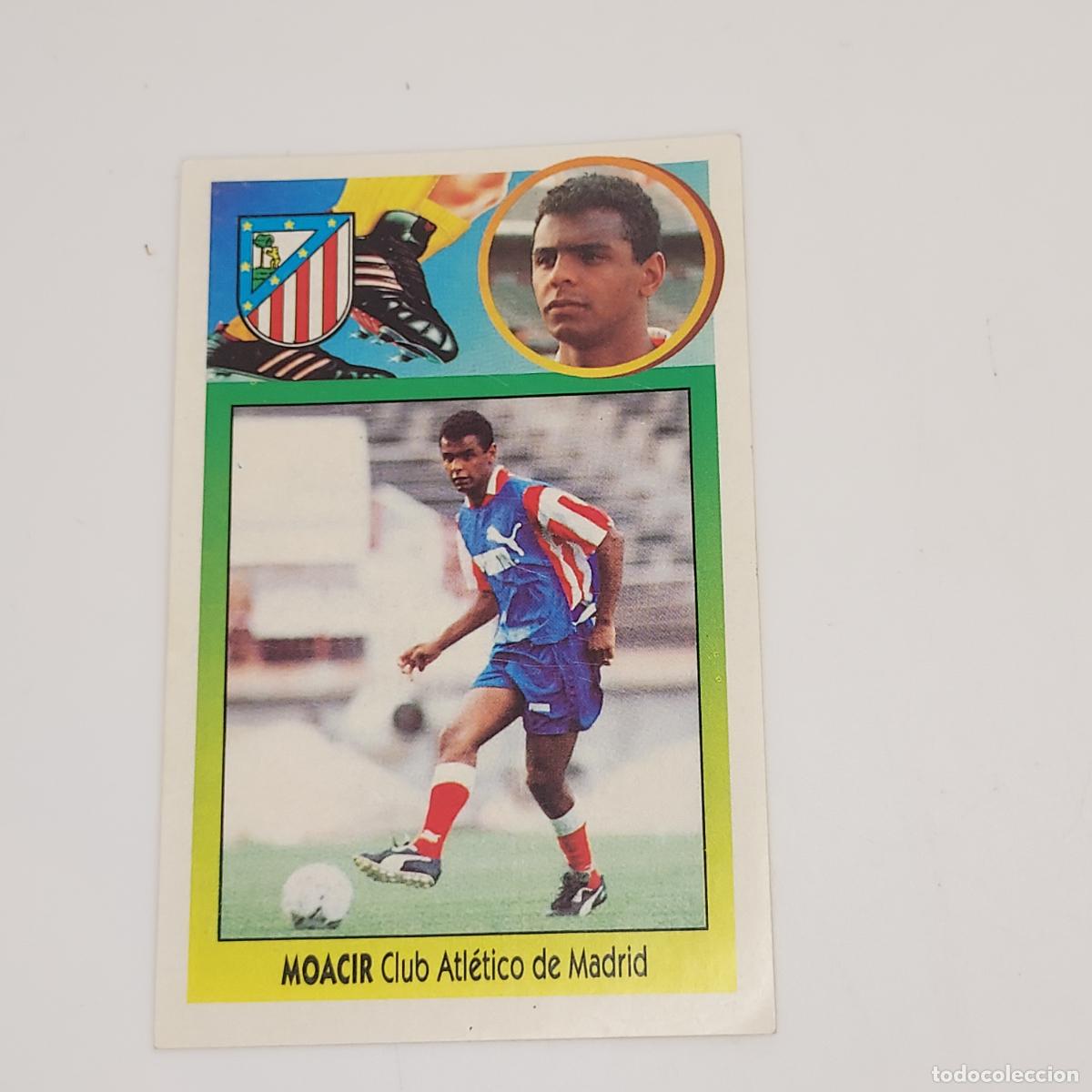 Football Stickers: CROMO MOACIR CLUB ATLETICO DE MADRID 1993 1994 93 94 EDICIONES ESTE ADHESIVO SIN PEGAR