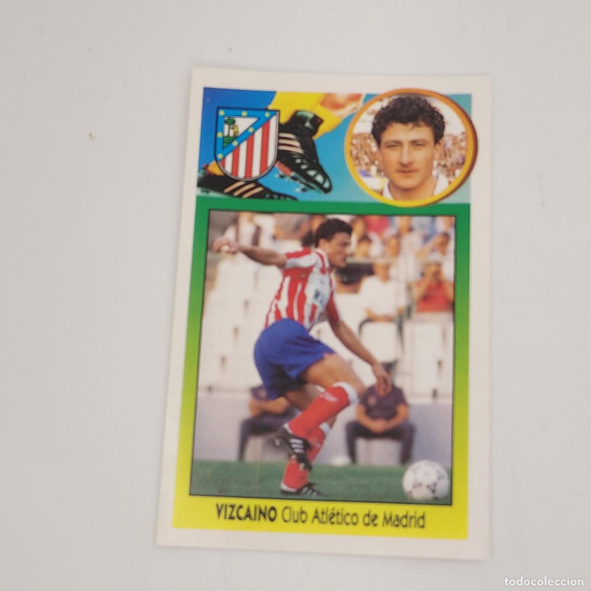 Football Stickers: CROMO VIZCAINO CLUB ATLETICO DE MADRID 1993 1994 93 94 EDICIONES ESTE ADHESIVO SIN PEGAR