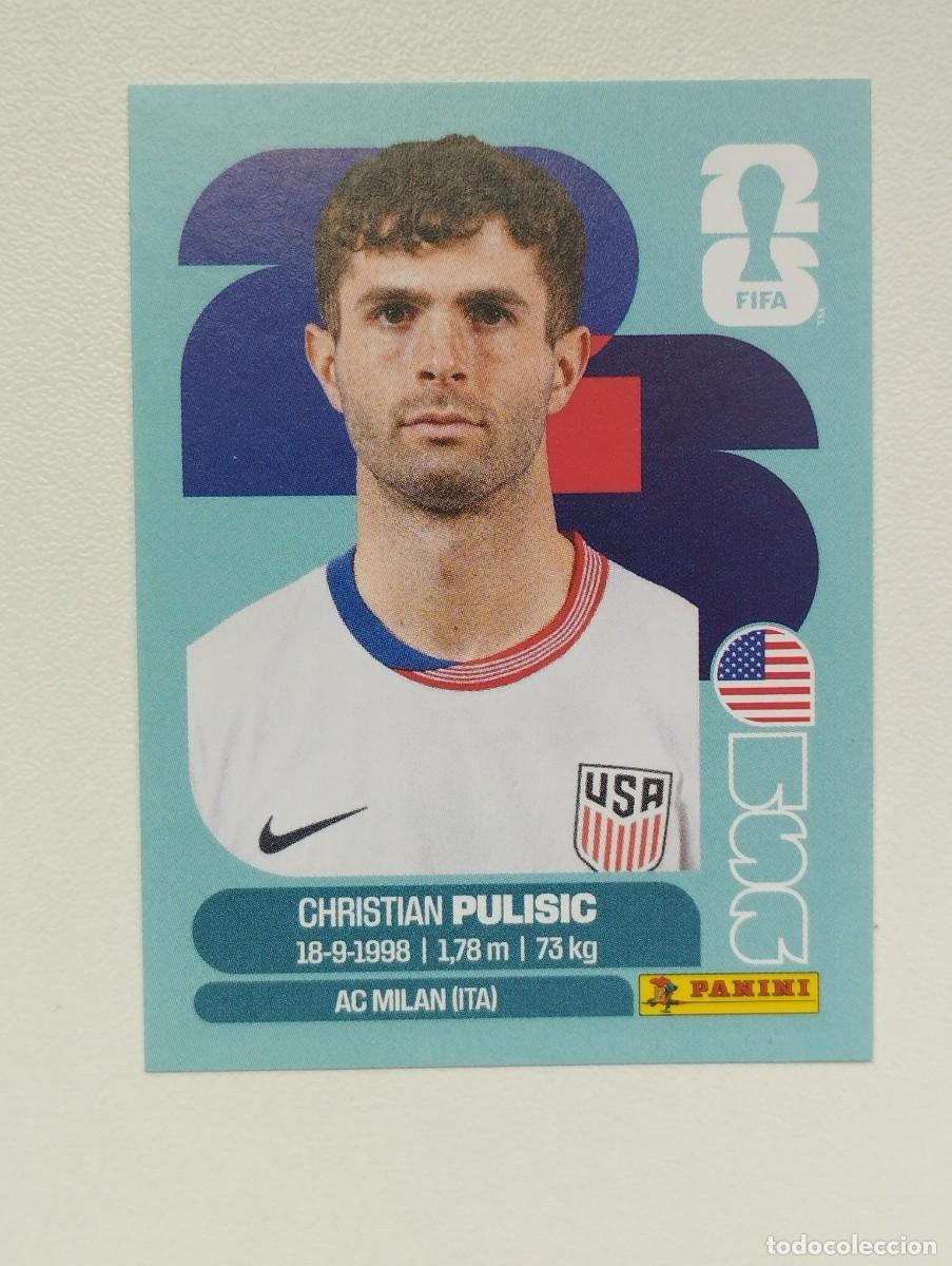 Cromos de F&uacute;tbol: CROMO STICKER WORLD CUP 2026 MUNDIAL 26 PANINI USA ESTADOS UNIDOS USA16 USA 16 CHRISTIAN PULISIC
