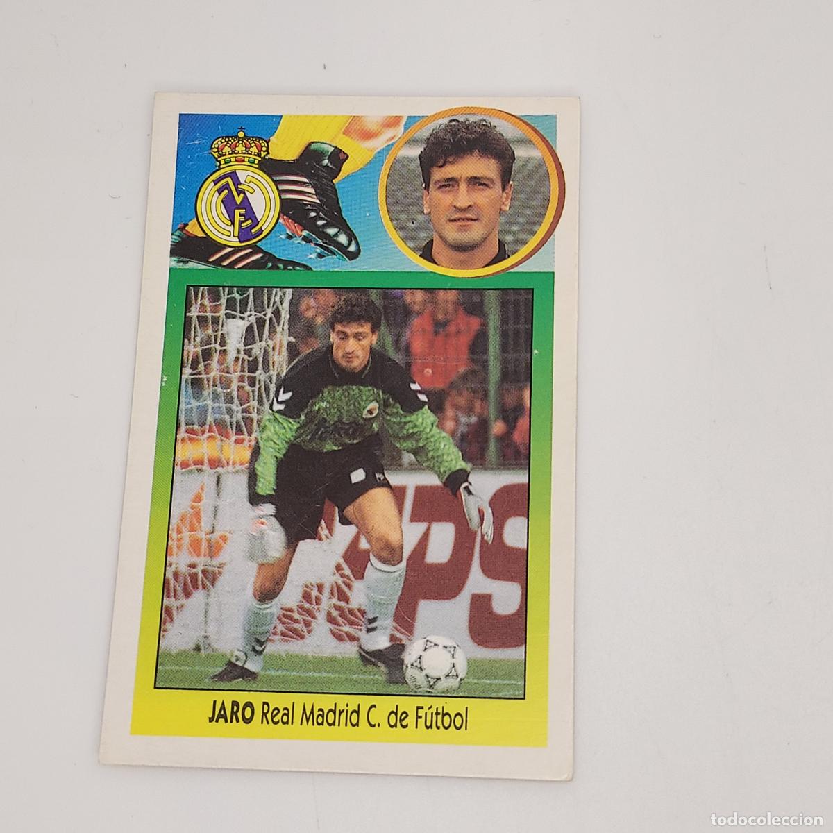 Football Stickers: CROMO JARO REAL MADRID 1993 1994 93 94 EDICIONES ESTE CARTON SIN PEGAR