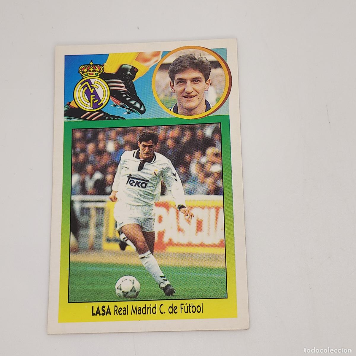 Cromos de F&uacute;tbol: CROMO LASA REAL MADRID 1993 1994 93 94 EDICIONES ESTE CARTON SIN PEGAR