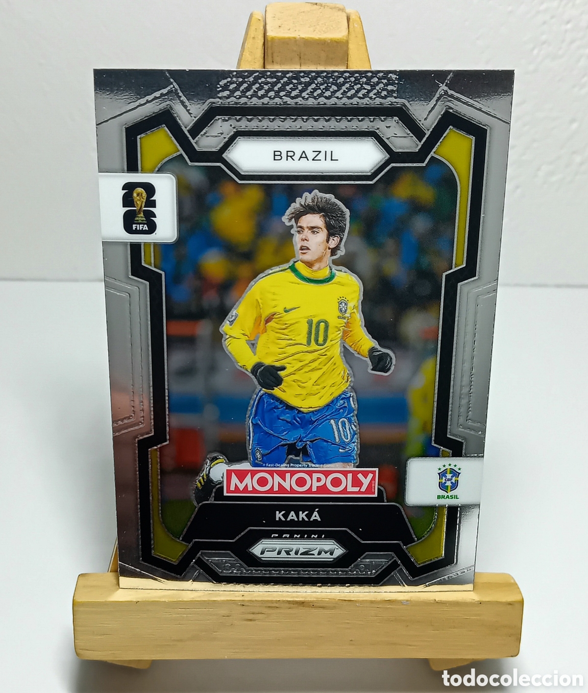 Cromos de F&uacute;tbol: KAK&Aacute; 2026 BRASIL MONOPOLY PRIZM PANINI N&deg;19.