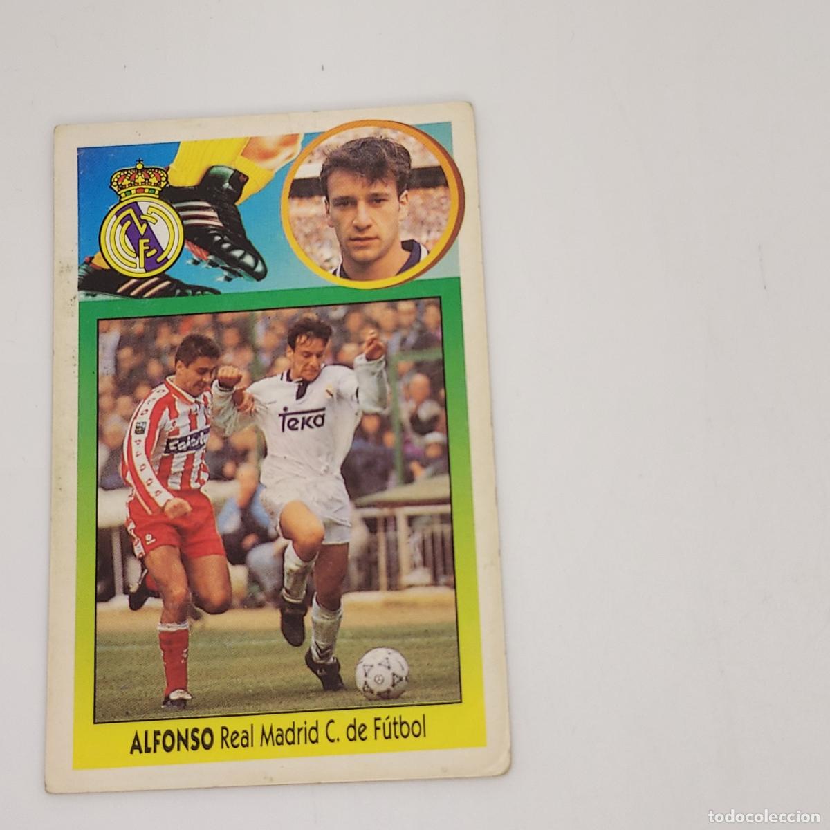 Cromos de F&uacute;tbol: CROMO ALFONSO REAL MADRID 1993 1994 93 94 EDICIONES ESTE CARTON SIN PEGAR