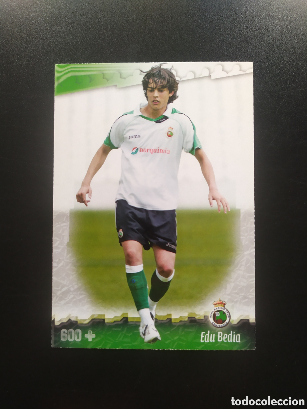 Cromos de F&uacute;tbol: Mundicromo fichas Liga 2008 2009 08 09 Edu Bedia n&deg; 600 Racing Santander