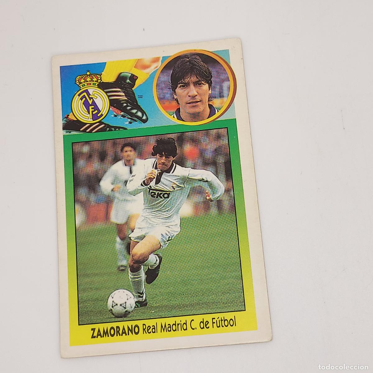 Cromos de F&uacute;tbol: CROMO ZAMORANO REAL MADRID 1993 1994 93 94 EDICIONES ESTE CARTON SIN PEGAR