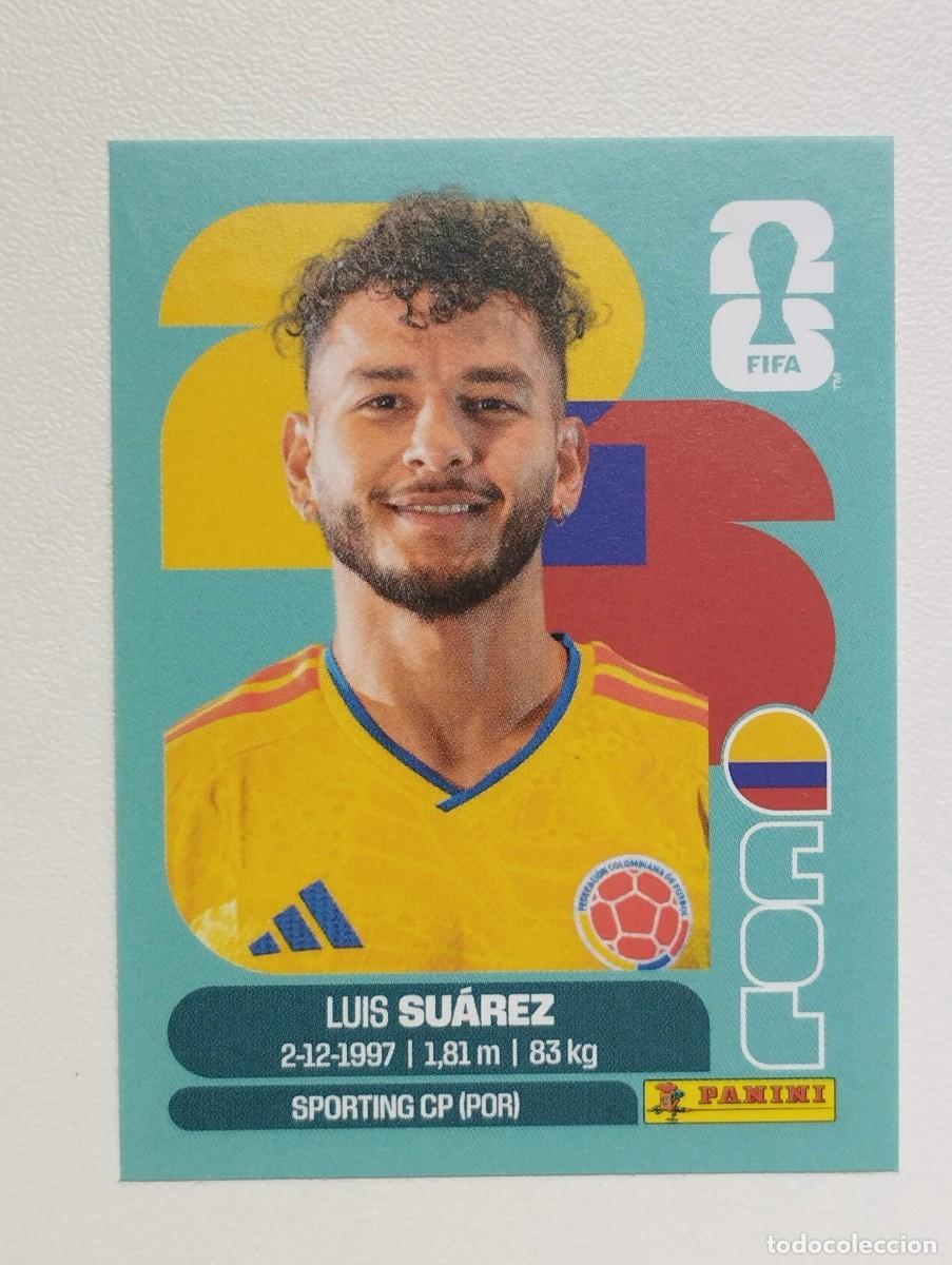 Cromos de F&uacute;tbol: CROMO STICKER WORLD CUP 2026 MUNDIAL 26 PANINI COLOMBIA COL19 COL 19 LUIS SUAREZ