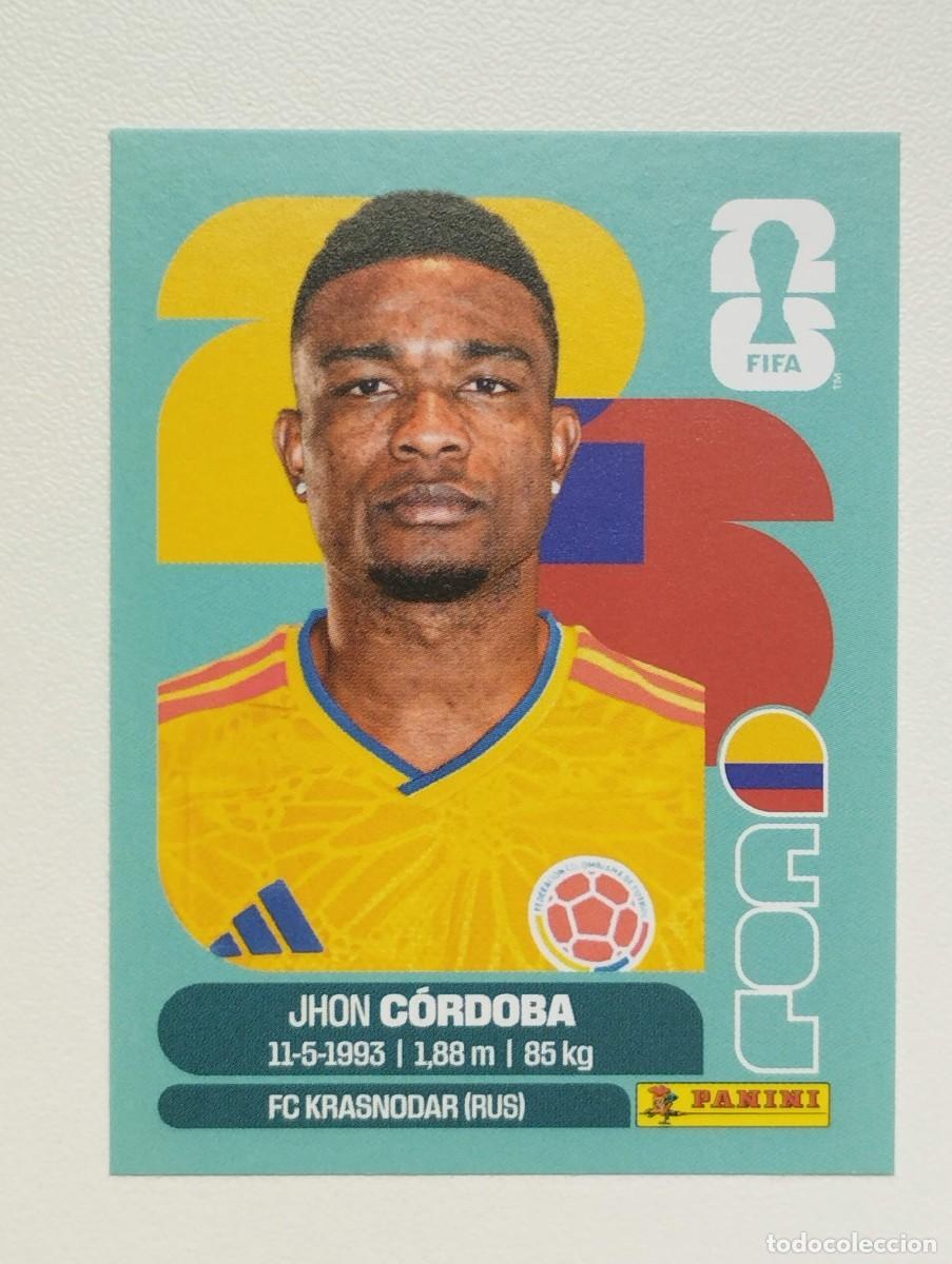 Cromos de F&uacute;tbol: CROMO STICKER WORLD CUP 2026 MUNDIAL 26 PANINI COLOMBIA COL18 COL 18 JHON CORDOBA