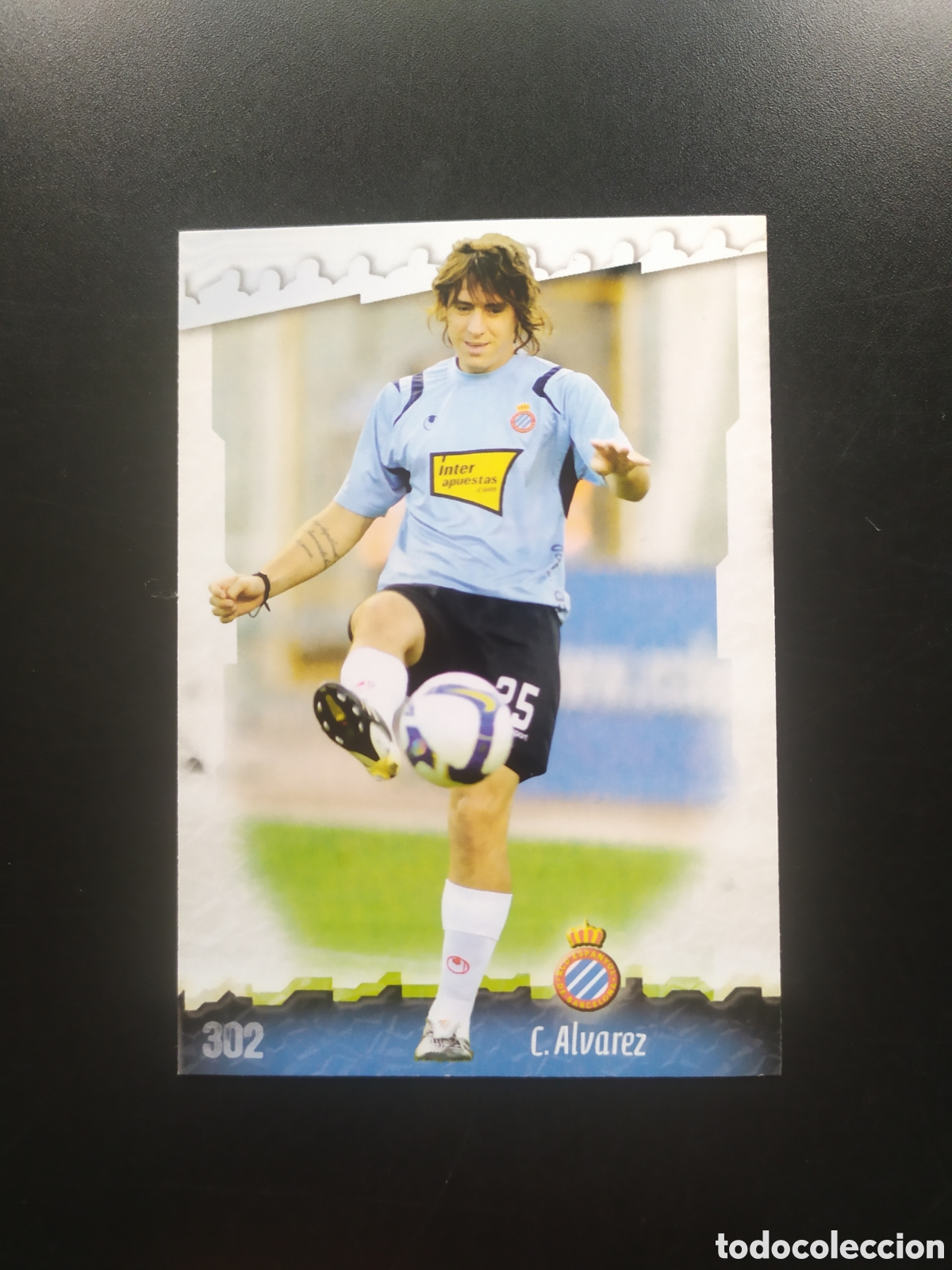 Cromos de F&uacute;tbol: Mundicromo fichas Liga 2008 2009 08 09 Cristian &Aacute;lvarez n&deg; 302 Espanyol