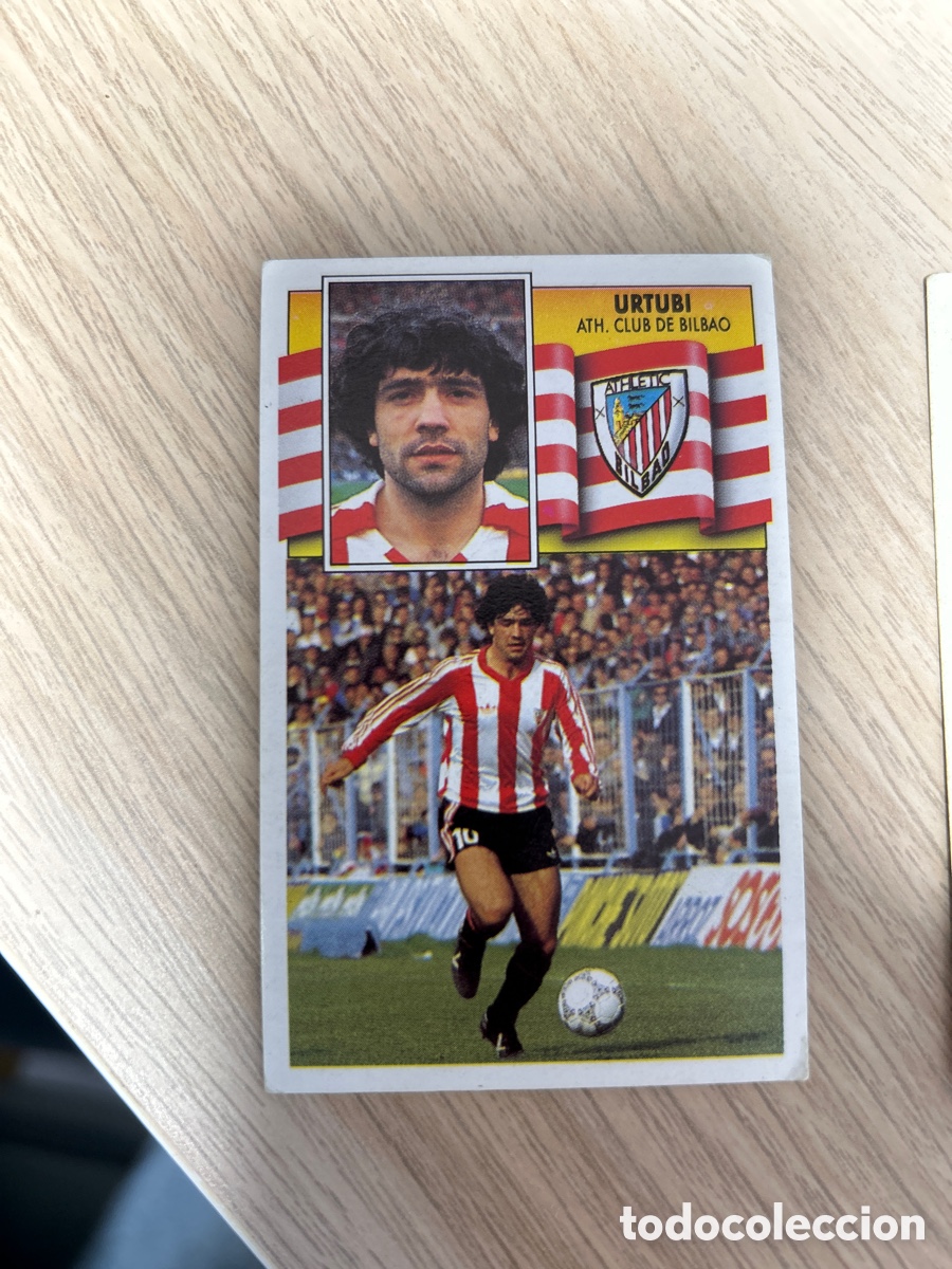 Cromos de F&uacute;tbol: URTUBI ATHLETIC CLUB DE BILBAO LIGA ESTE 1990 1991 90 91 NUNCA PEGADO SIN PEGAR