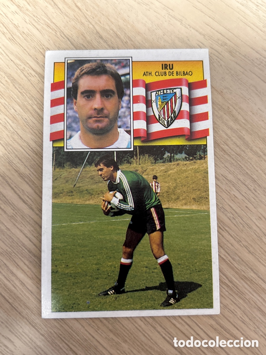 Cromos de F&uacute;tbol: IRU ATHLETIC CLUB DE BILBAO LIGA ESTE 1990 1991 90 91 NUNCA PEGADO SIN PEGAR
