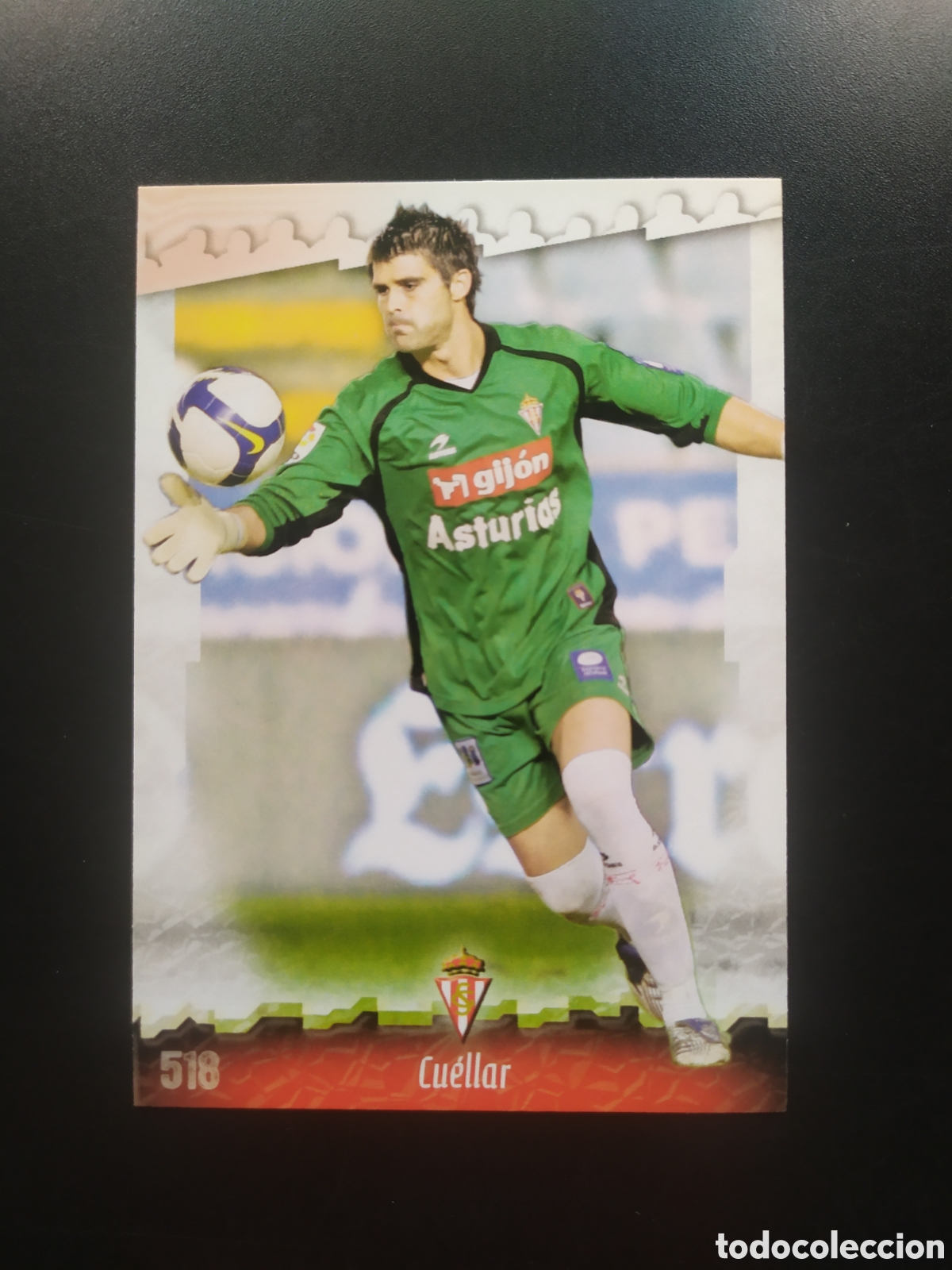 Cromos de F&uacute;tbol: Mundicromo fichas Liga 2008 2009 08 09 Cu&eacute;llar n&deg; 518 Sporting Gij&oacute;n