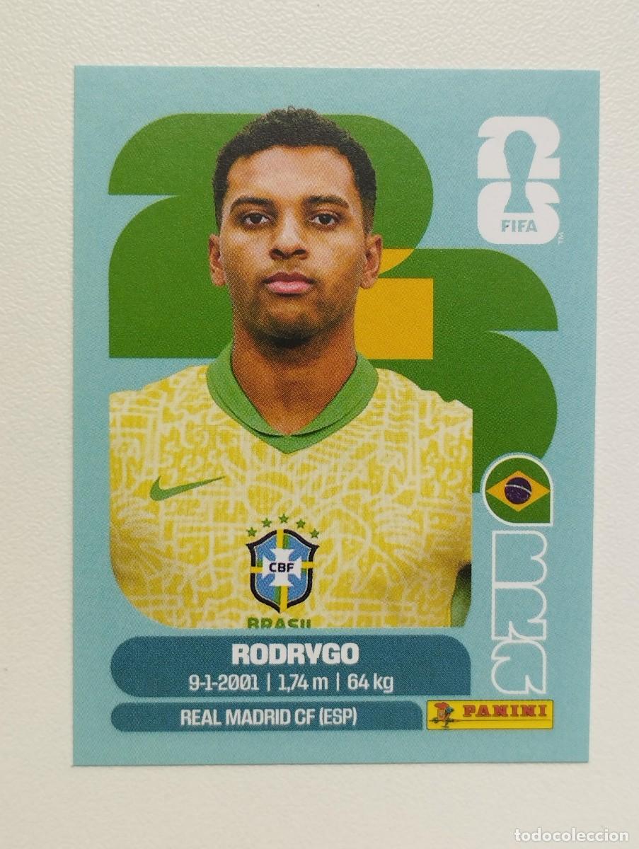 Cromos de F&uacute;tbol: CROMO STICKER WORLD CUP 2026 MUNDIAL 26 PANINI BRASIL BRA15 BRA 15 RODRYGO