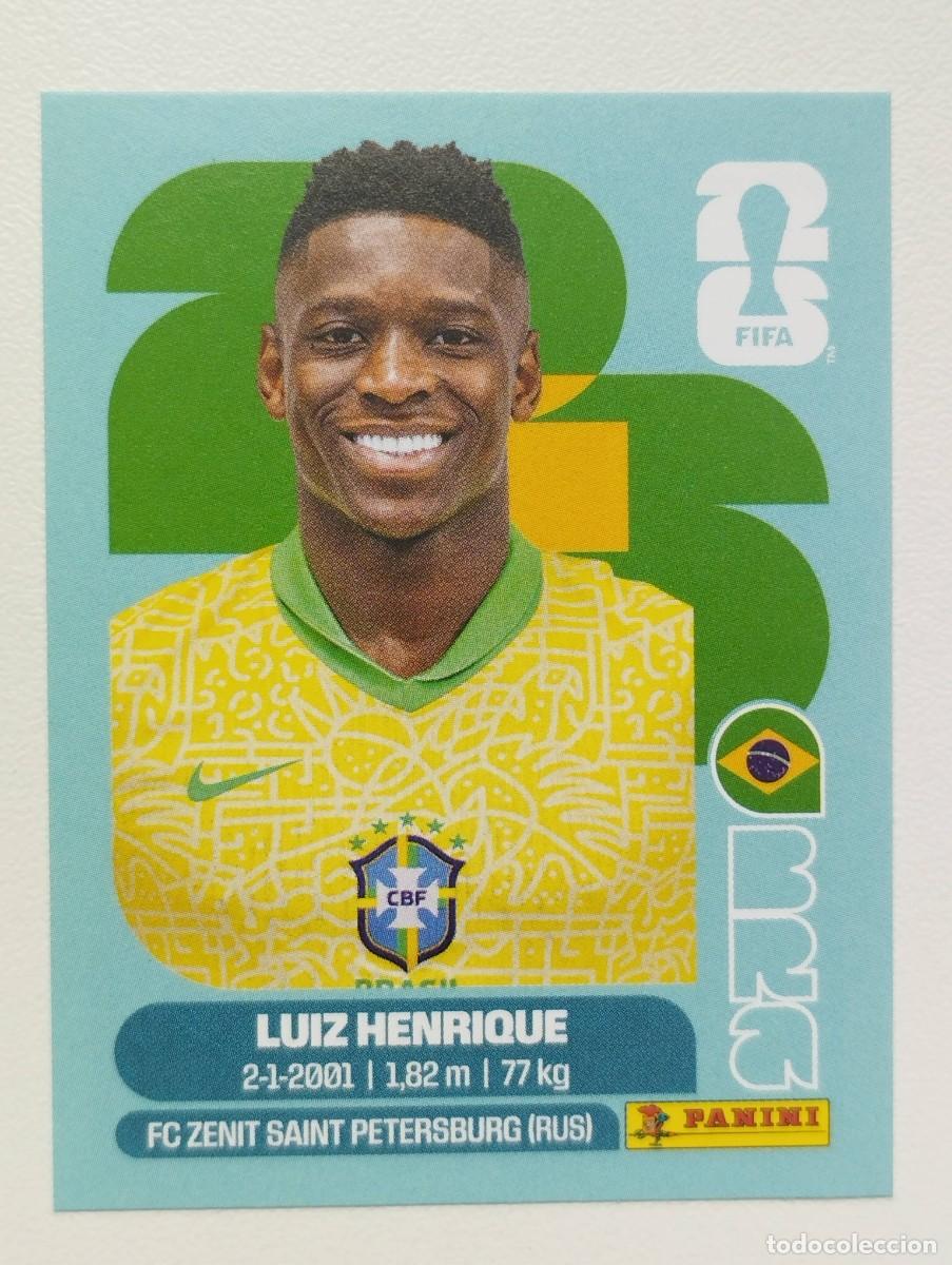 Cromos de F&uacute;tbol: CROMO STICKER WORLD CUP 2026 MUNDIAL 26 PANINI BRASIL BRA12 BRA 12 LUIZ HENRIQUE