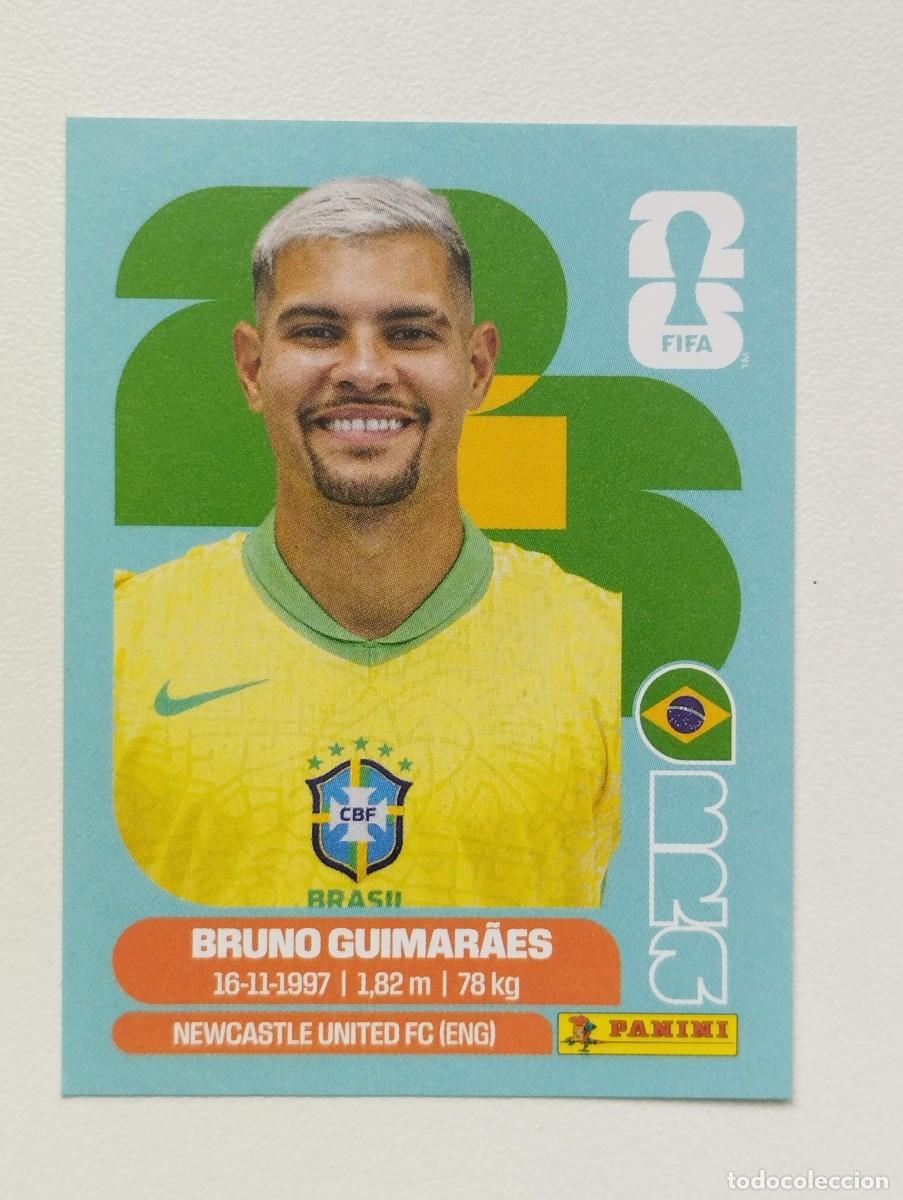 Cromos de F&uacute;tbol: CROMO STICKER WORLD CUP 2026 MUNDIAL 26 PANINI BRASIL BRA11 BRA 11 BRUNO GUIMARAES