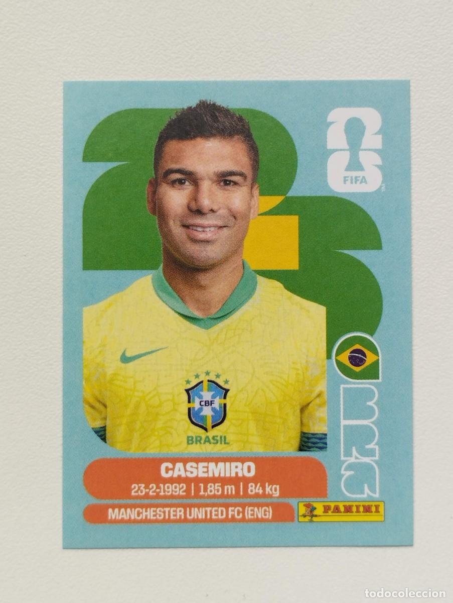 Cromos de F&uacute;tbol: CROMO STICKER WORLD CUP 2026 MUNDIAL 26 PANINI BRASIL BRA10 BRA 10 CASEMIRO