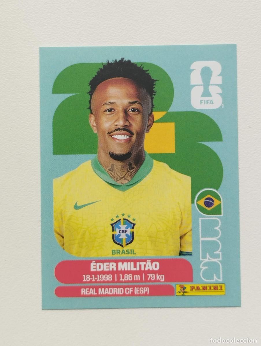 Cromos de F&uacute;tbol: CROMO STICKER WORLD CUP 2026 MUNDIAL 26 PANINI BRASIL BRA5 BRA 5 EDER MILITAO