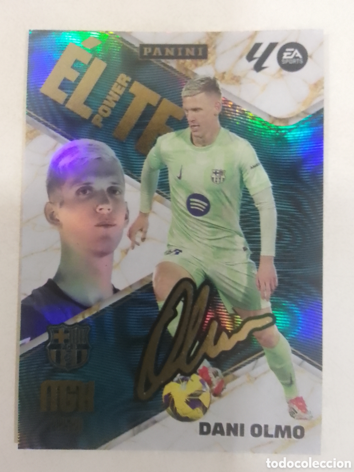 Cromos de F&uacute;tbol: Megacracks 2025/26 P 4 Dani Olmo &bull; F.C. Barcelona. &Eacute;LITE POWER.