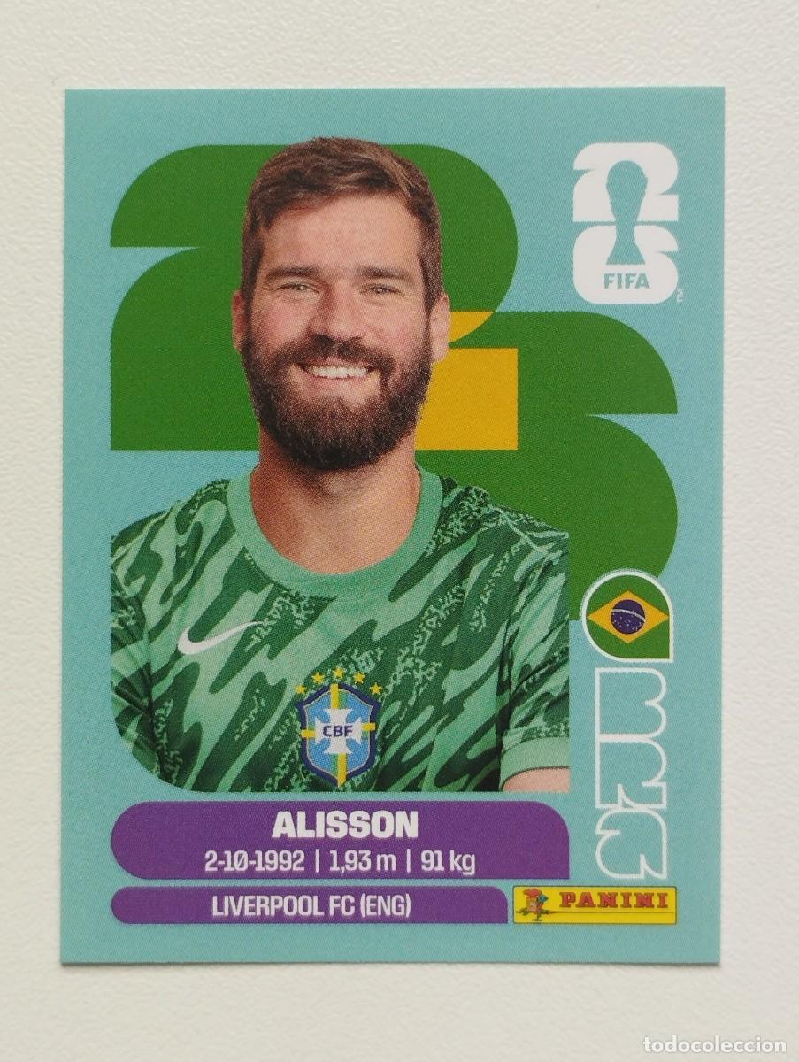 Cromos de F&uacute;tbol: CROMO STICKER WORLD CUP 2026 MUNDIAL 26 PANINI BRASIL BRA2 BRA 2 ALISSON