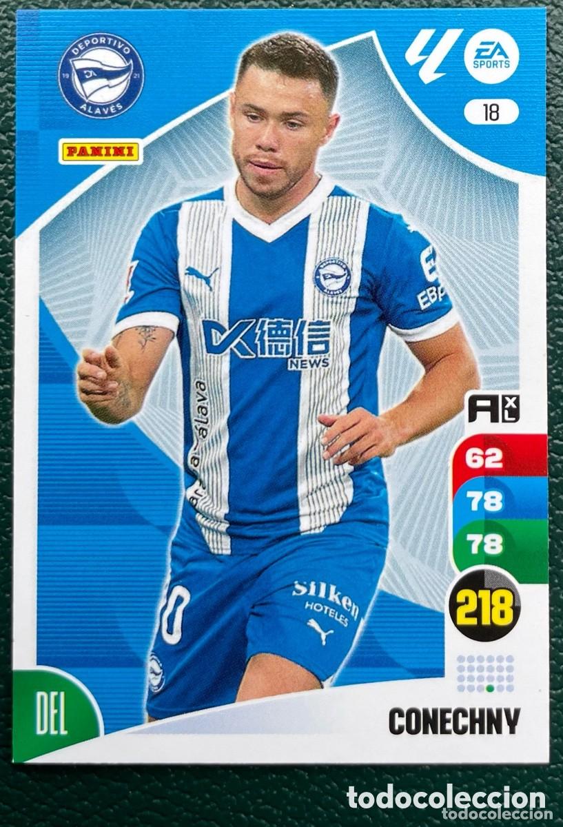 Cromos de F&uacute;tbol: 18 CONECHNY DEPORTIVO ALAVES FICHAS ALBUM ADRENALYN XL 2024 2025 24 25