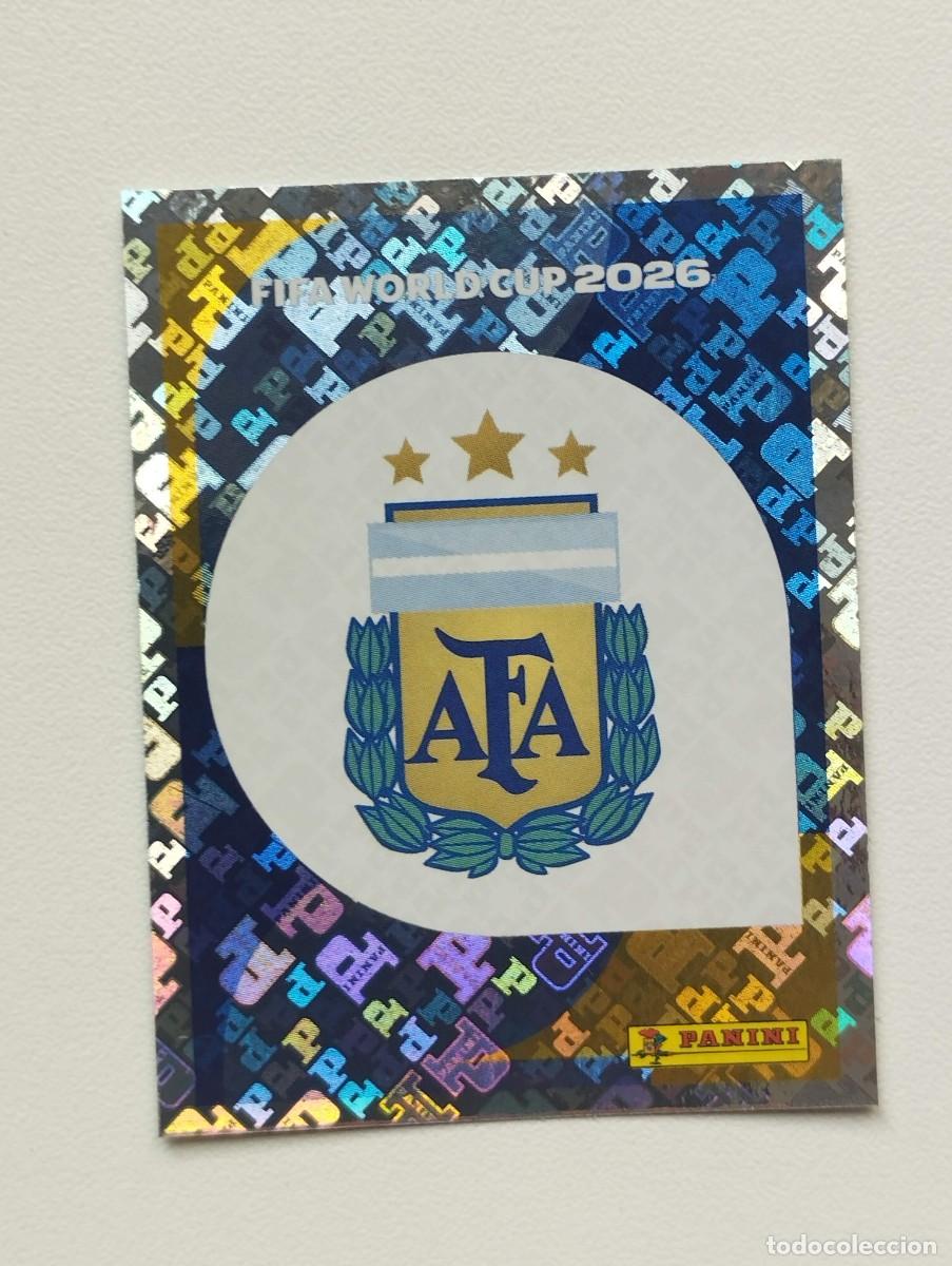 Cromos de F&uacute;tbol: CROMO STICKER WORLD CUP 2026 MUNDIAL 26 PANINI ARGENTINA ARG1 ARG 1 ESCUDO