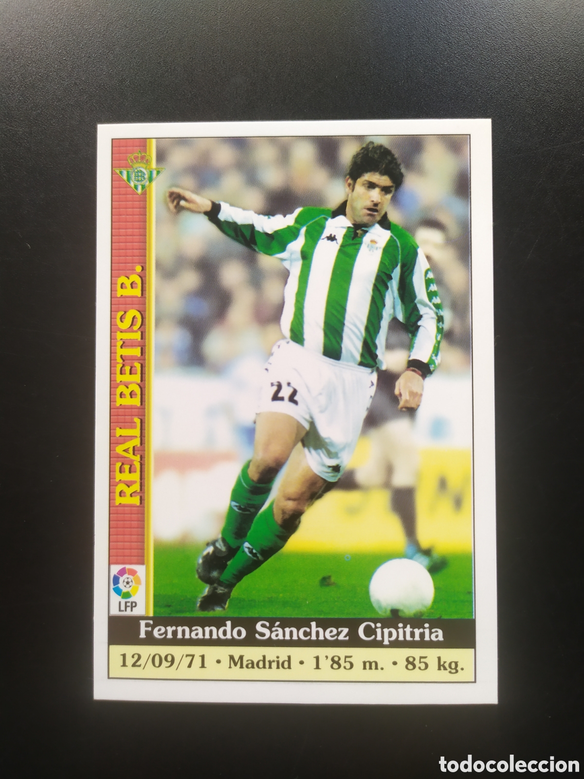 Cromos de F&uacute;tbol: Mundicromo fichas Liga 1999 2000 99 00 Fernando n&deg; 194 Real Betis