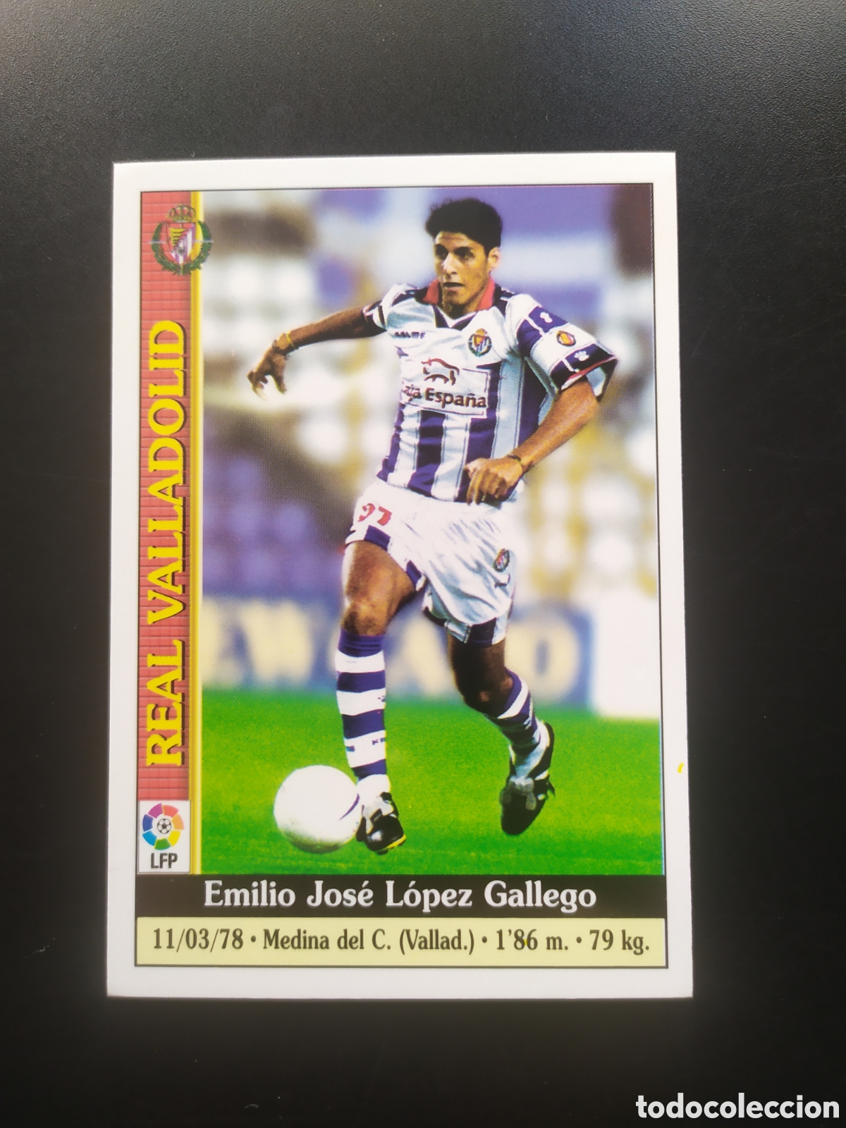 Cromos de F&uacute;tbol: Mundicromo fichas Liga 1999 2000 99 00 Em&iacute;lio n&deg; 216 Valladolid