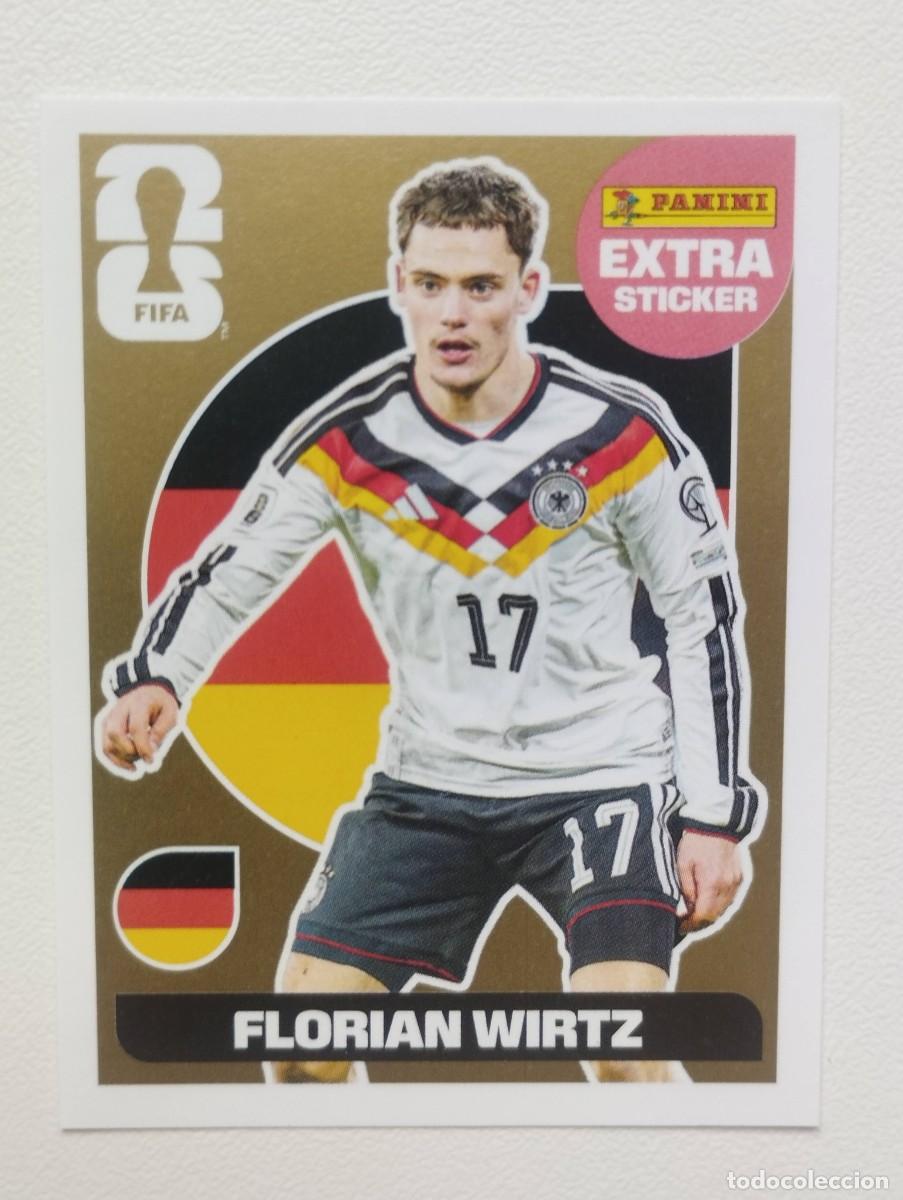 Cromos de F&uacute;tbol: CROMO STICKER WORLD CUP 2026 MUNDIAL 26 PANINI FIFA EXTRA GOLD ORO FLORIAN WIRTZ ALEMANIA