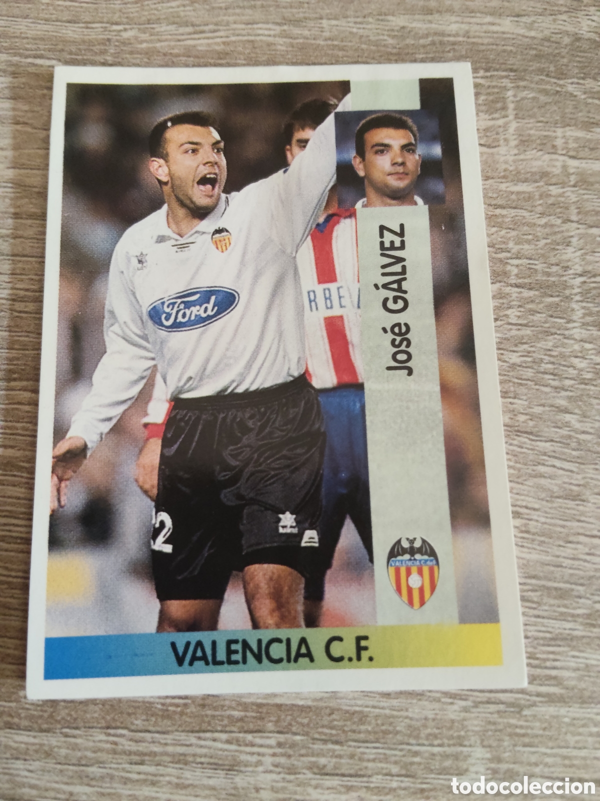 Cromos de F&uacute;tbol: Panini liga 1996 1997 96 97 30 G&aacute;lvez Valencia
