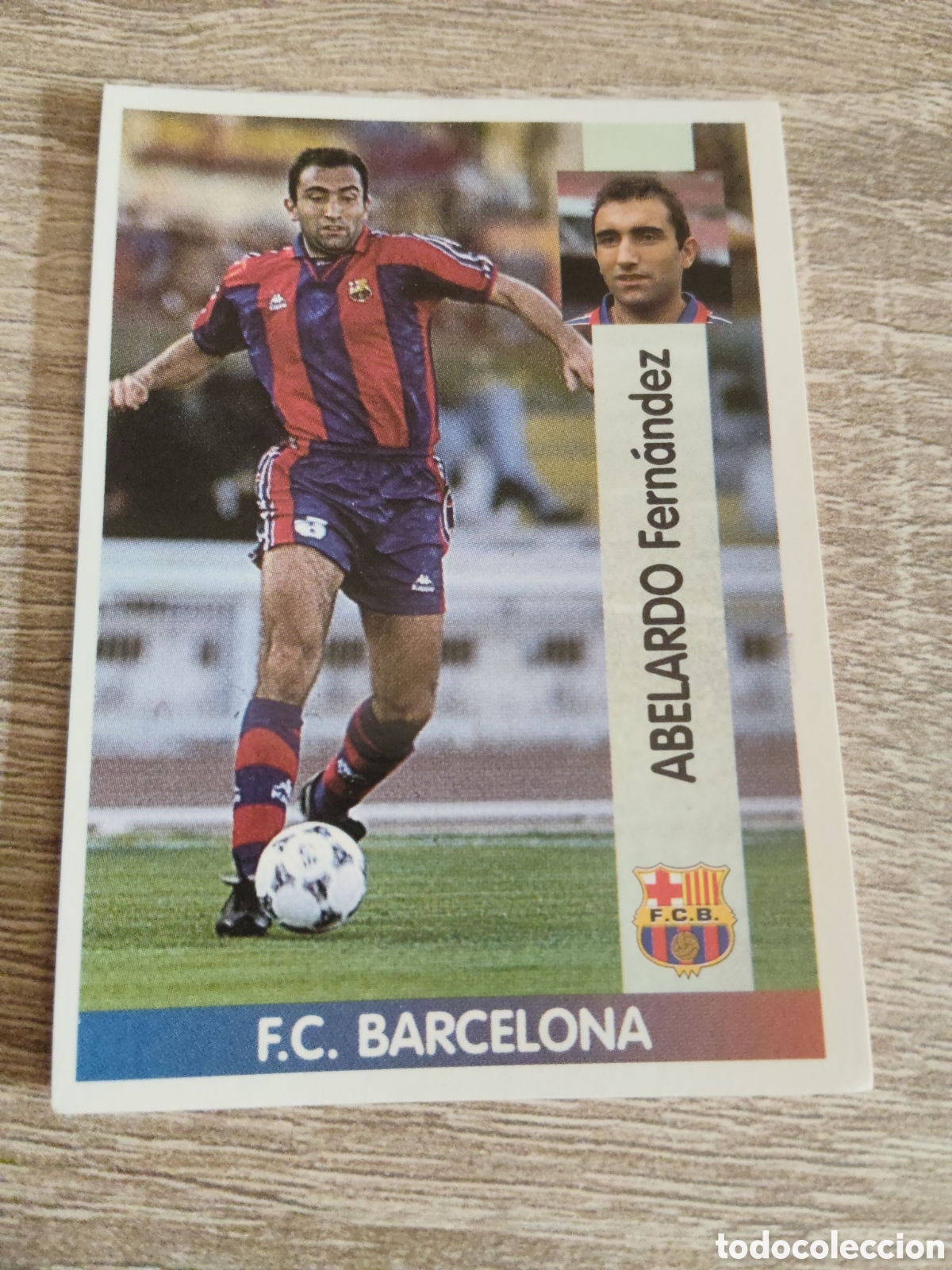 Cromos de F&uacute;tbol: Panini liga 1996 1997 96 97 35 Abelardo Barcelona