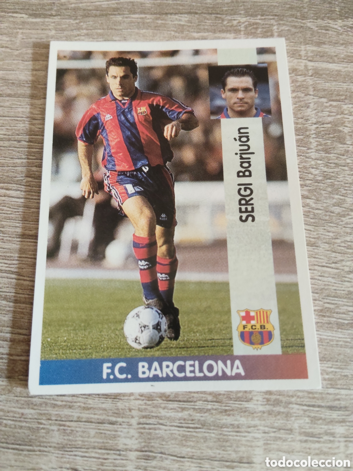 Cromos de F&uacute;tbol: Panini liga 1996 1997 96 97 38 Sergi Barcelona