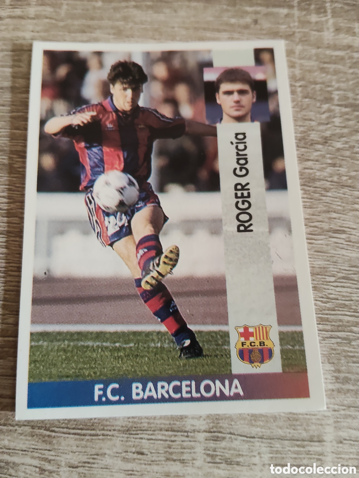 Cromos de F&uacute;tbol: Panini liga 1996 1997 96 97 43 Roger Barcelona