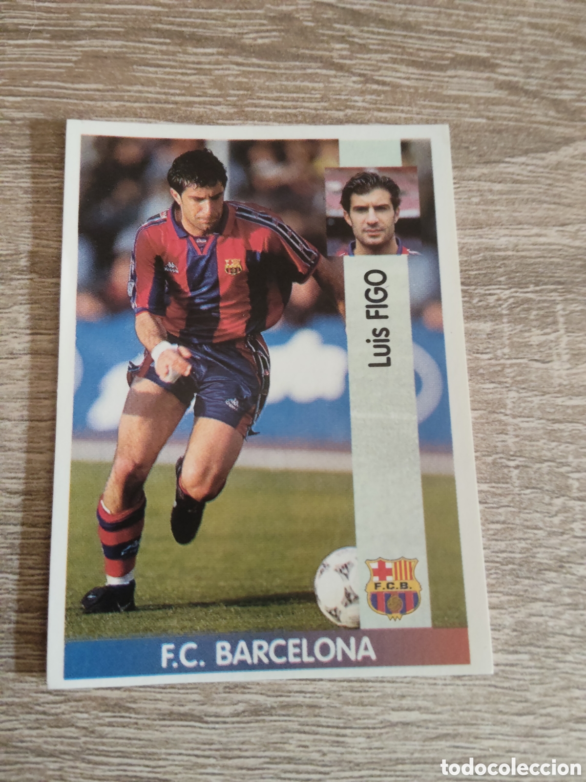 Cromos de F&uacute;tbol: Panini liga 1996 1997 96 97 44 Figo Barcelona
