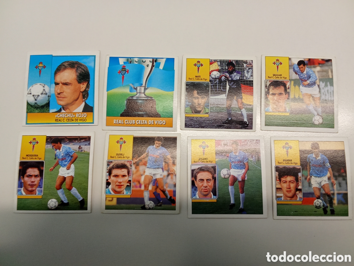 Cromos de F&uacute;tbol: MANDIA CELTA LIGA ESTE 92 93 NUNCA PEGADO
