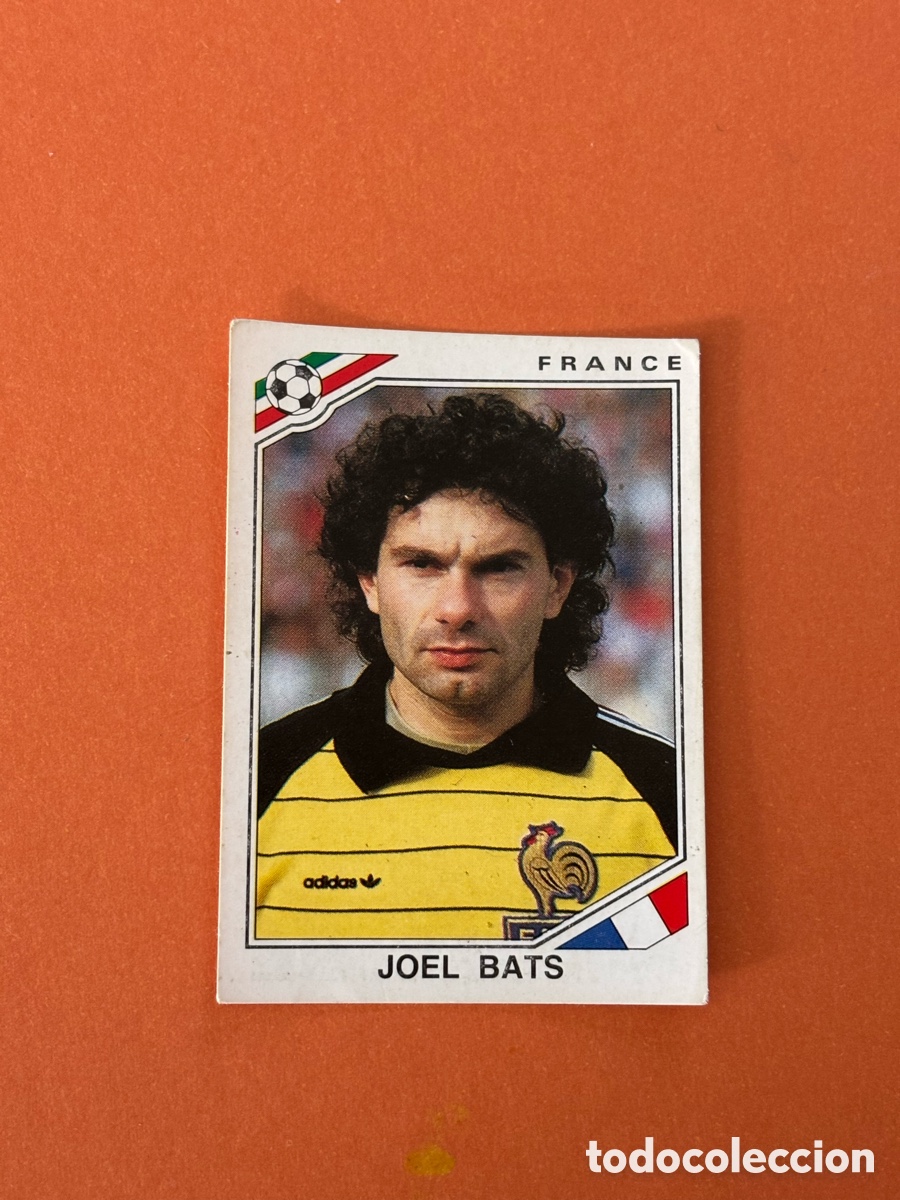 Cromos de F&uacute;tbol: JOEL BATS DE FRANCIA FRANCE CROMO N&ordm; 166 MUNDIAL MEXICO 86 WORLD CUP PANINI