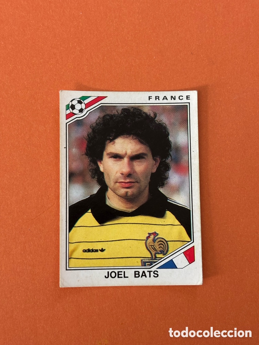 Cromos de F&uacute;tbol: JOEL BATS DE FRANCIA FRANCE CROMO N&ordm; 166 MUNDIAL MEXICO 86 WORLD CUP PANINI