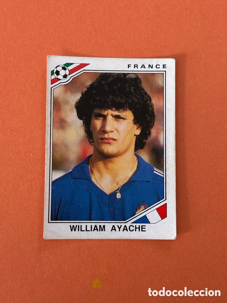Cromos de F&uacute;tbol: WILLIAM AYACHE FRANCIA 167 MUNDIAL MEXICO 1986 86 PANINI NUNCA PEGADO SIN PEGAR