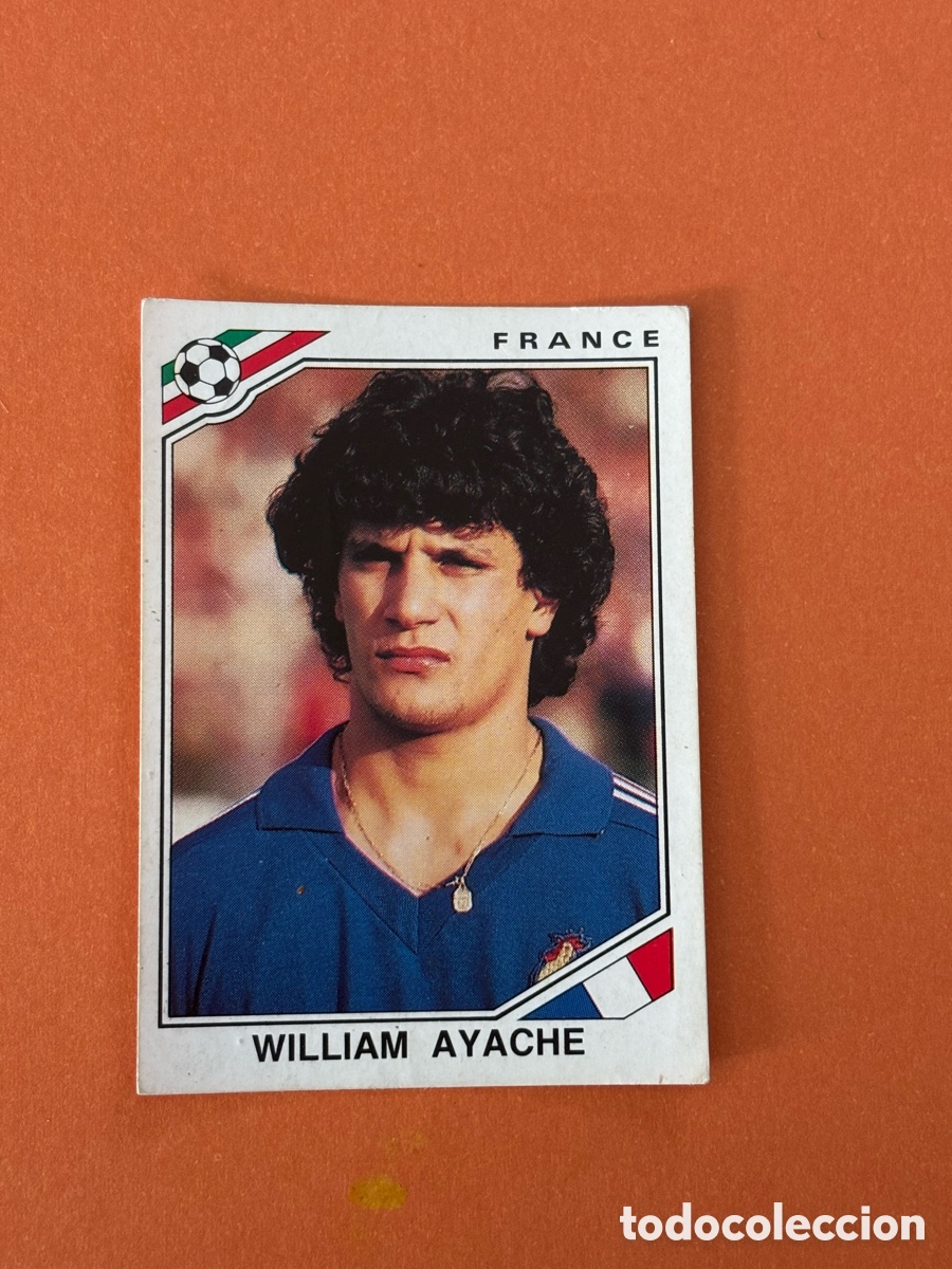 Football Stickers: WILLIAM AYACHE FRANCIA 167 MUNDIAL MEXICO 1986 86 PANINI NUNCA PEGADO SIN PEGAR