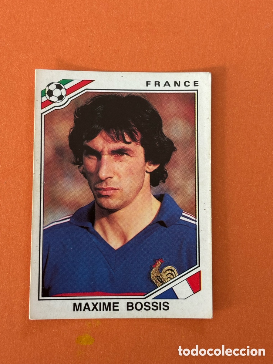 Cromos de F&uacute;tbol: PANINI MUNDIAL 1986 MEXICO 86 : 169 MAXIME BOSSIS ( FRANCIA )