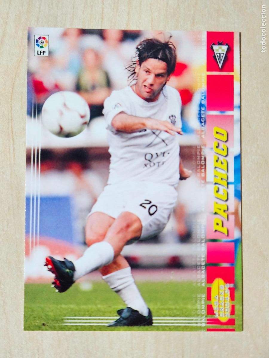 Cromos de F&uacute;tbol: CROMO N&ordm; 16 PACHECO - MEGACRACKS 2004 05 - ALBACETE -