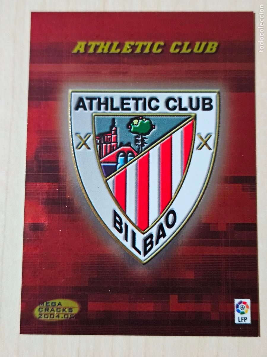 Cromos de F&uacute;tbol: CROMO N&ordm; 19 ESCUDO - MEGACRACKS 2004 05 - ATHLETIC DE BILBAO
