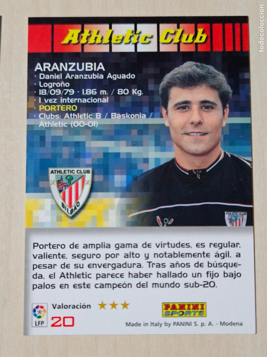 Cromos de F&uacute;tbol: CROMO N&ordm; 20 ARANZUBIA - MEGACRACKS 2004 05 - ATHLETIC DE BILBAO